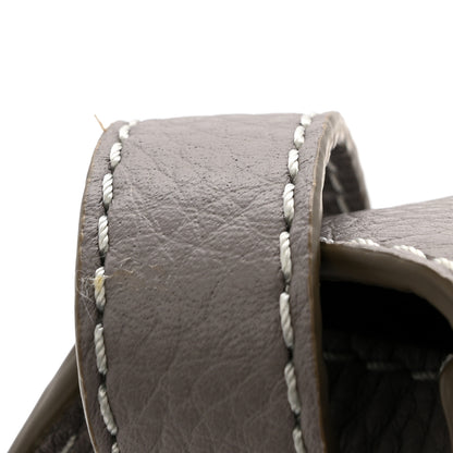Chloe Calfskin Mini Marcie Round Crossbody Bag Cashmere Grey 13 of 13