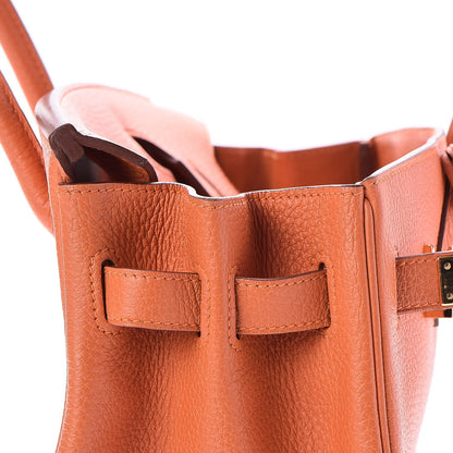 Hermes Togo Birkin 30 Orange 29 of 38