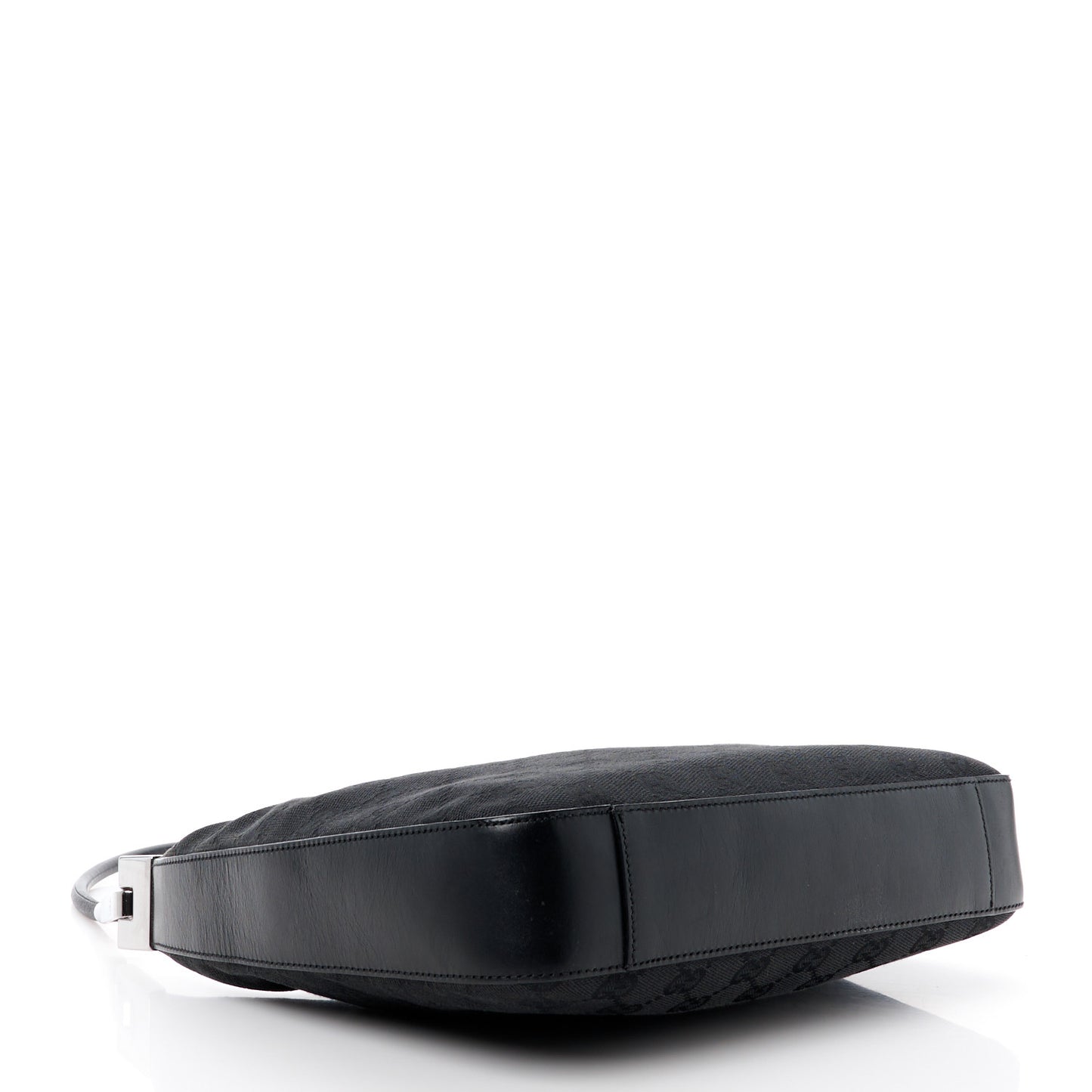 Monogram GG Small Clasp Hobo Black