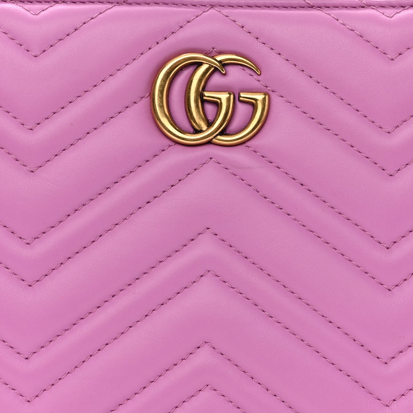 Calfskin Matelasse Small GG Marmont Tote Candy Mousse