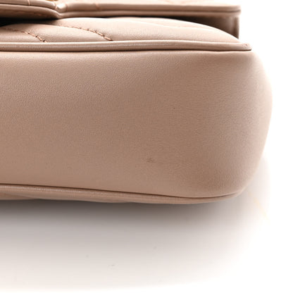 Gucci Calfskin Matelasse Super Mini GG Marmont Shoulder Bag Porcelain Rose 14 of 17