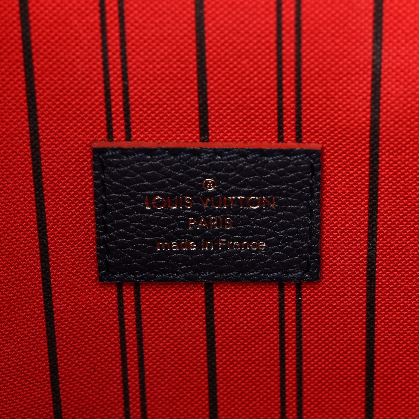 Empreinte Pochette Metis Marine Rouge
