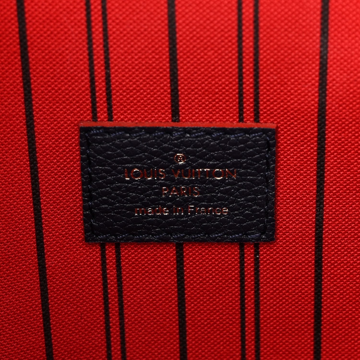 Louis Vuitton Empreinte Pochette Metis Marine Rouge 7 of 10