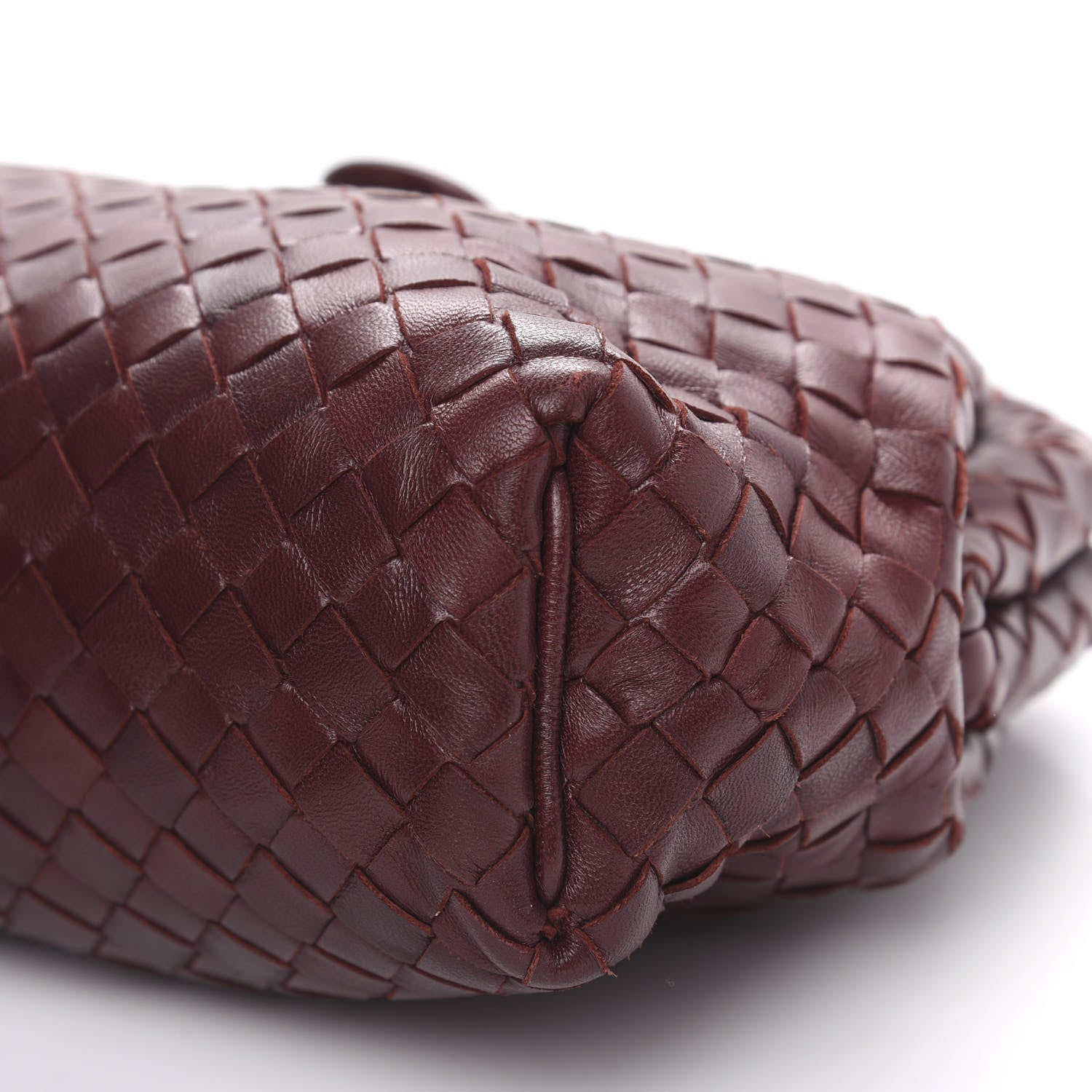Bottega Veneta Nappa Intrecciato The Lauren 1980 Clutch Gigolo Red 9 of 9