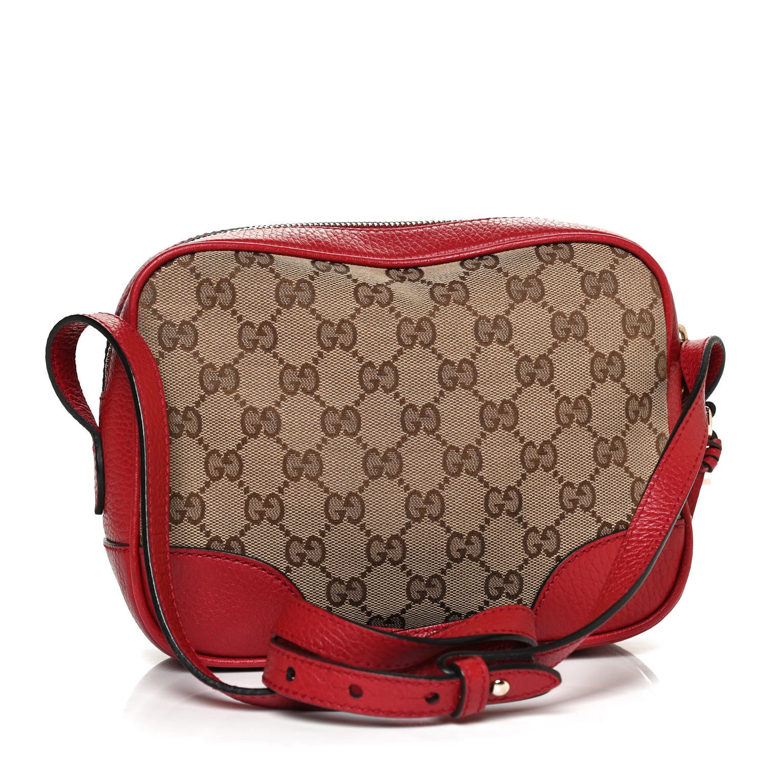 Gucci Monogram Mini Bree Messenger Bag Red 3 of 11