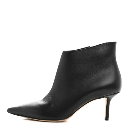 Jimmy Choo Smooth Calfskin Marinda 65 Ankle Booties 36.5 Black 1 of 8