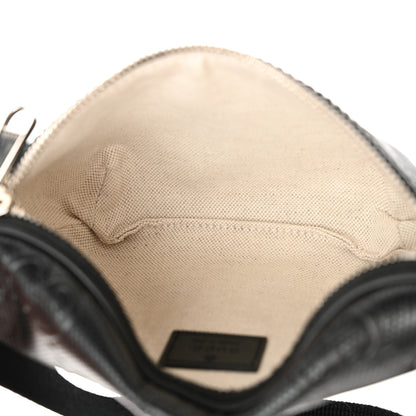Gucci Calfskin GG Tennis Embossed Belt Bag Black 5 of 12