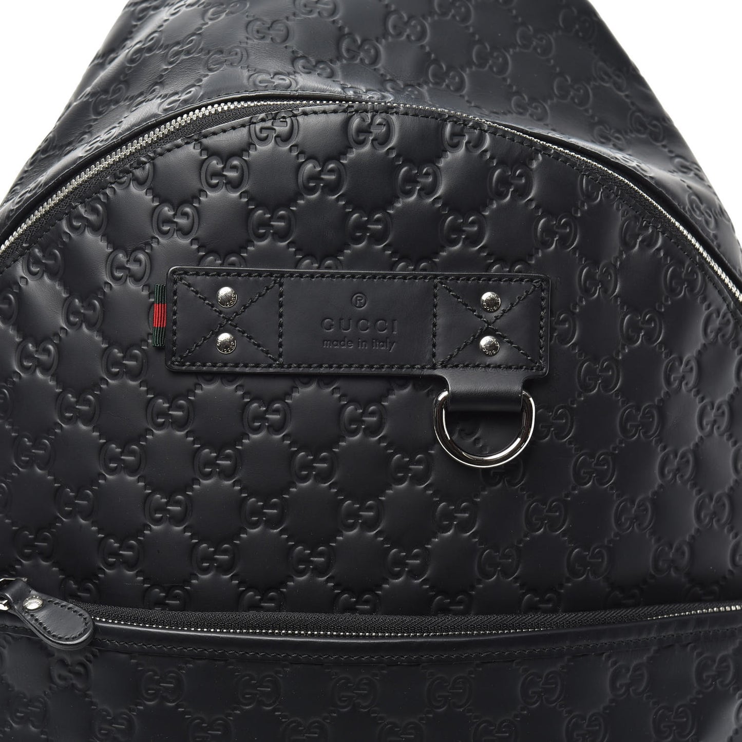 Guccissima Classic Backpack Black