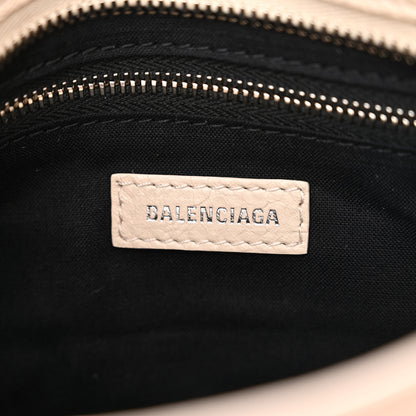 Balenciaga Agneau Classic Silver Hardware Mini City Logo Strap Beige Tapioca 6 of 10