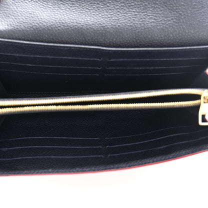 Louis Vuitton Empreinte Sarah Wallet NM Marine Rouge 5 of 11