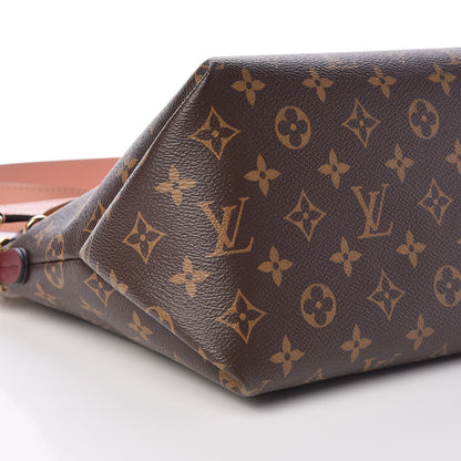 Louis Vuitton Monogram Beaubourg Hobo Mini Bordeaux Red Peach Safran Blue Jean Blue 9 of 12