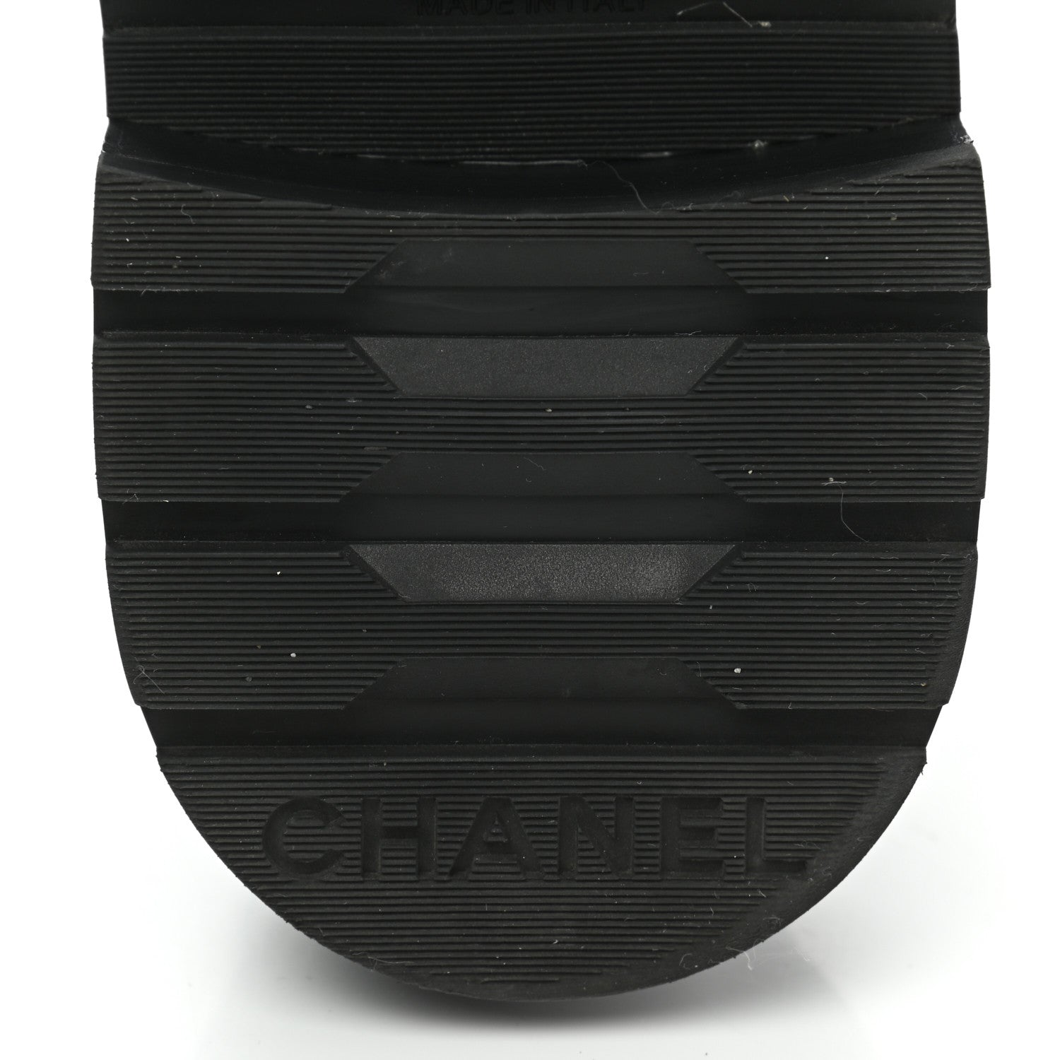 Chanel Shiny Goatskin Calfskin Quilted Lace Up Combat Boots 39 Black 7 of 10