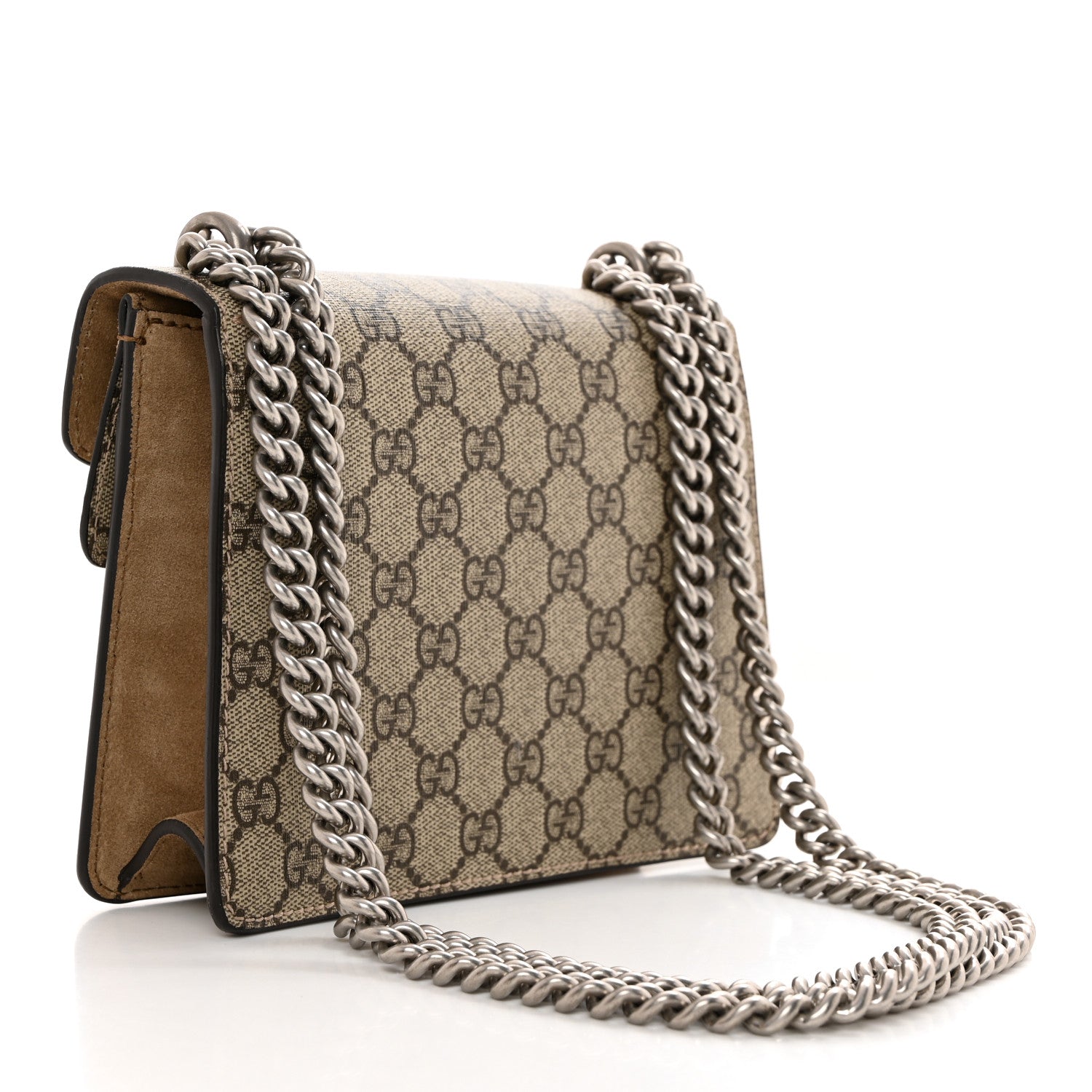 Gucci GG Supreme Monogram Mini Dionysus Shoulder Bag Taupe 2 of 11