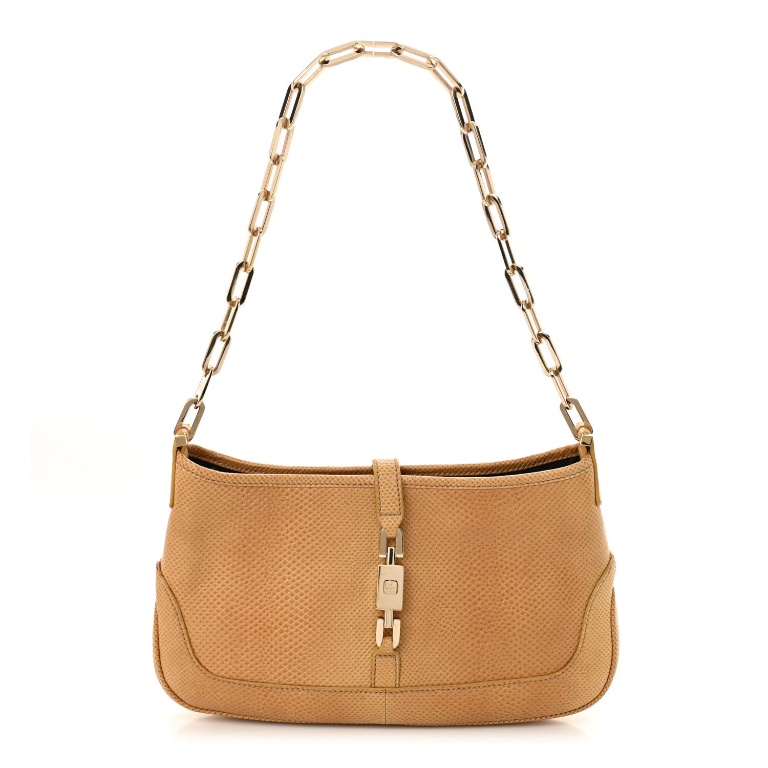Gucci Karung Jackie O Chain Hobo Tan Beige 1 of 10