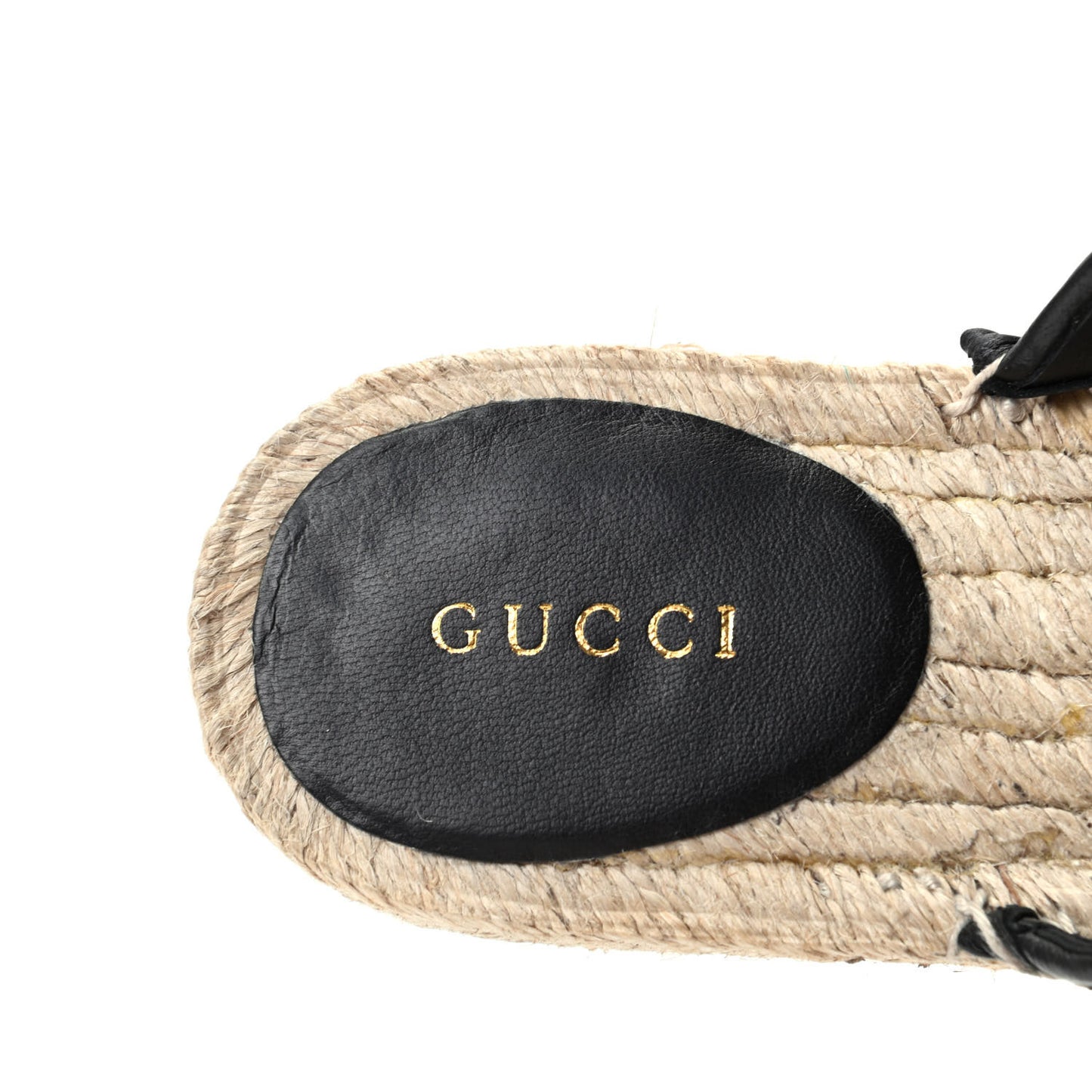 Nappa Matelasse GG Marmont Espadrille Slippers 35.5 Black