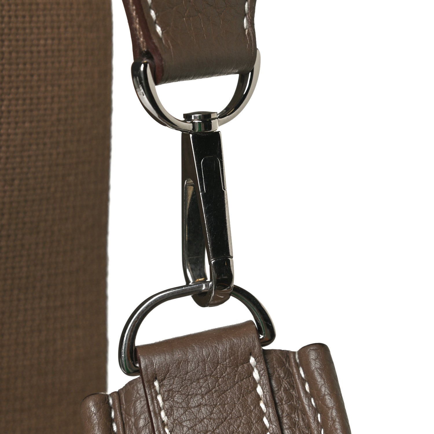 Hermes Taurillon Clemence Evelyne III PM Etoupe 13 of 14