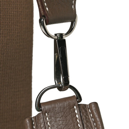Hermes Taurillon Clemence Evelyne III PM Etoupe 13 of 14