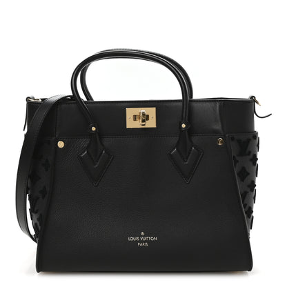 Louis Vuitton Calfskin Monogram Tufting On My Side Black 1 of 10