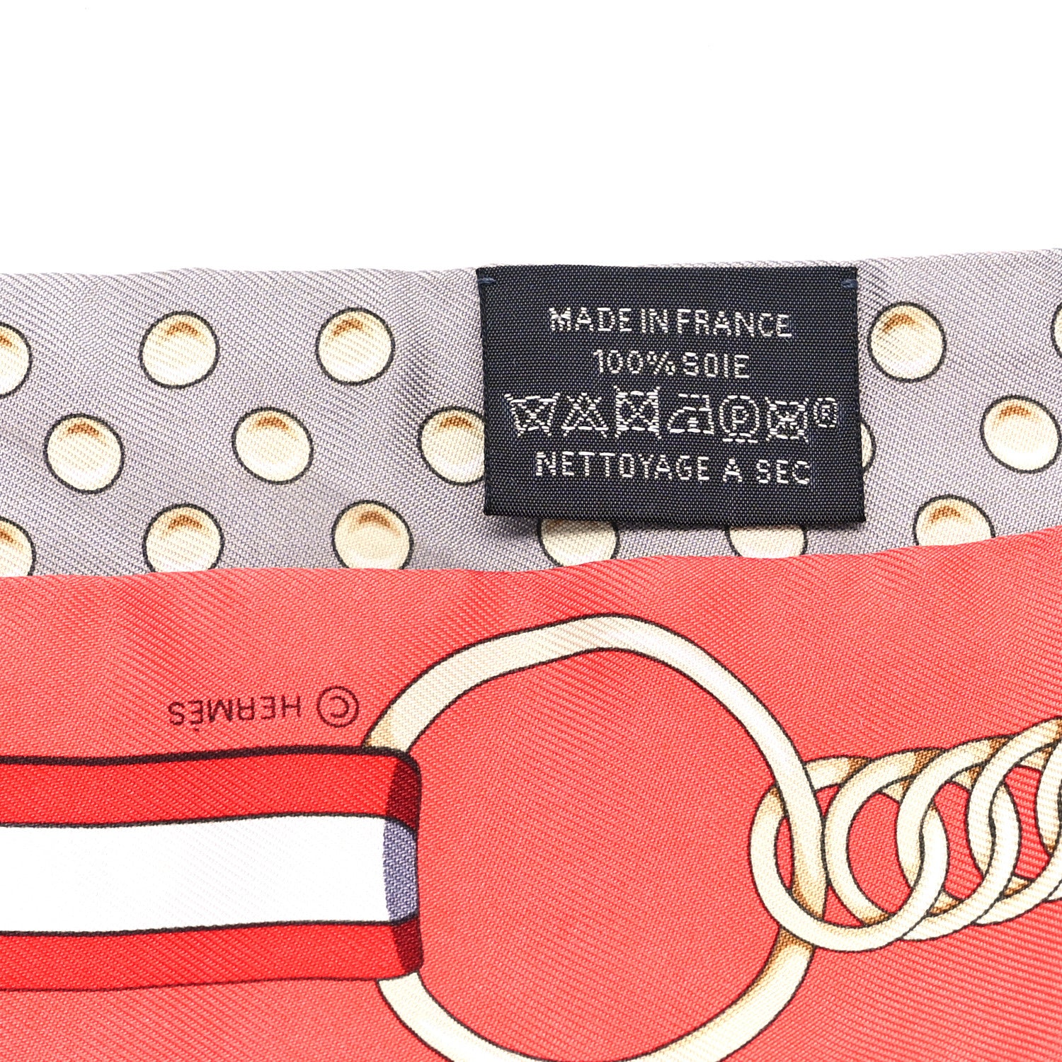 Hermes Silk Grand Tralala Twilly Gris Acier Grenadine 3 of 3