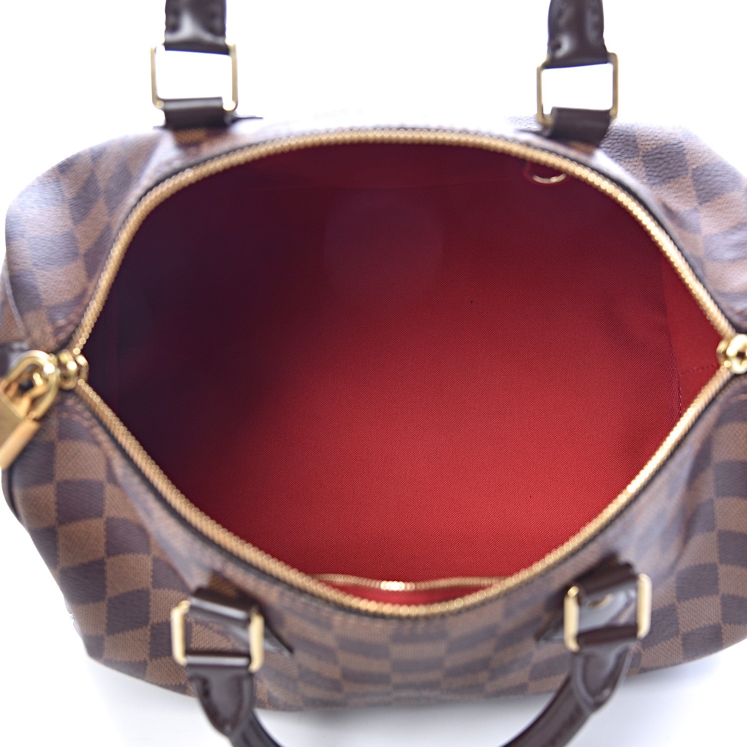 Louis Vuitton Damier Ebene Speedy Bandouliere 30 6 of 15