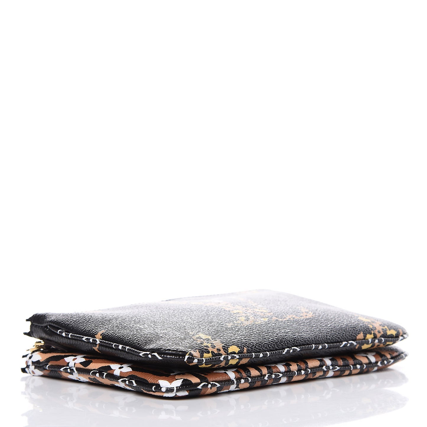 Monogram Giant Jungle Pochette Double Zip Black