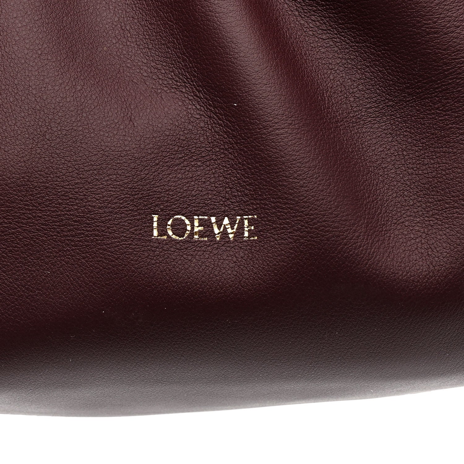 Loewe Calfskin Mini Flamenco Knot Clutch Dark Burgundy 7 of 11