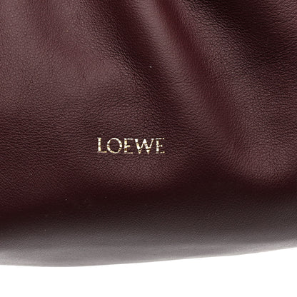 Loewe Calfskin Mini Flamenco Knot Clutch Dark Burgundy 7 of 11