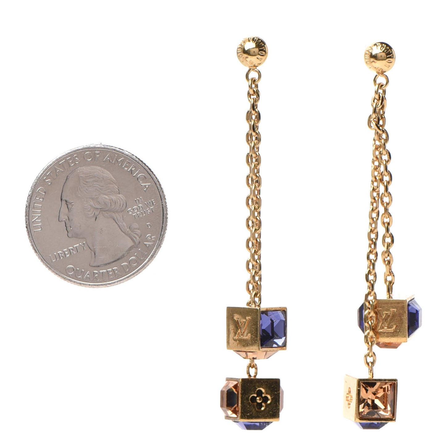 Swarovski Gamble Earrings Azur Gold