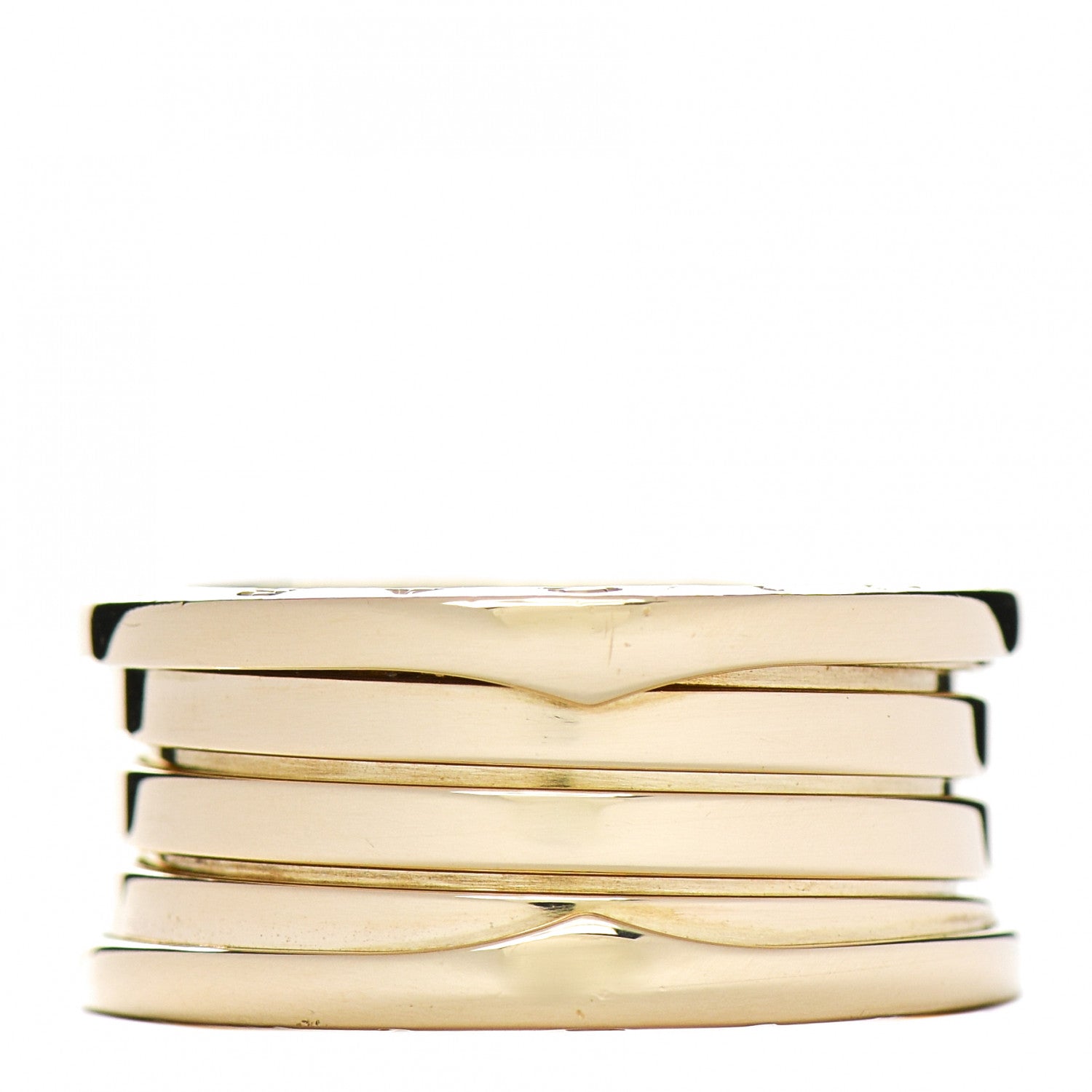 Bulgari 18K Yellow Gold B.Zero1 Four-Band Ring 59 8.75 3 of 5