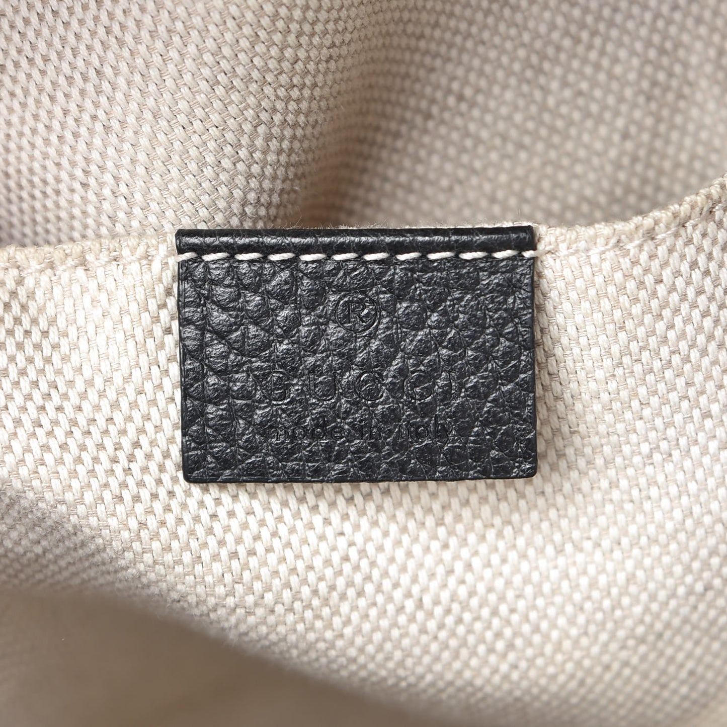 Pebbled Calfskin Soho Chain Backpack Black