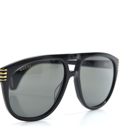 Gucci Acetate Aviator Sunglasses GG0525S Black 7 of 8