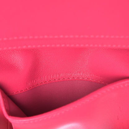 Christian Dior Lambskin Cannage Small Lady Dior Flap Card Holder Pink 8 of 9