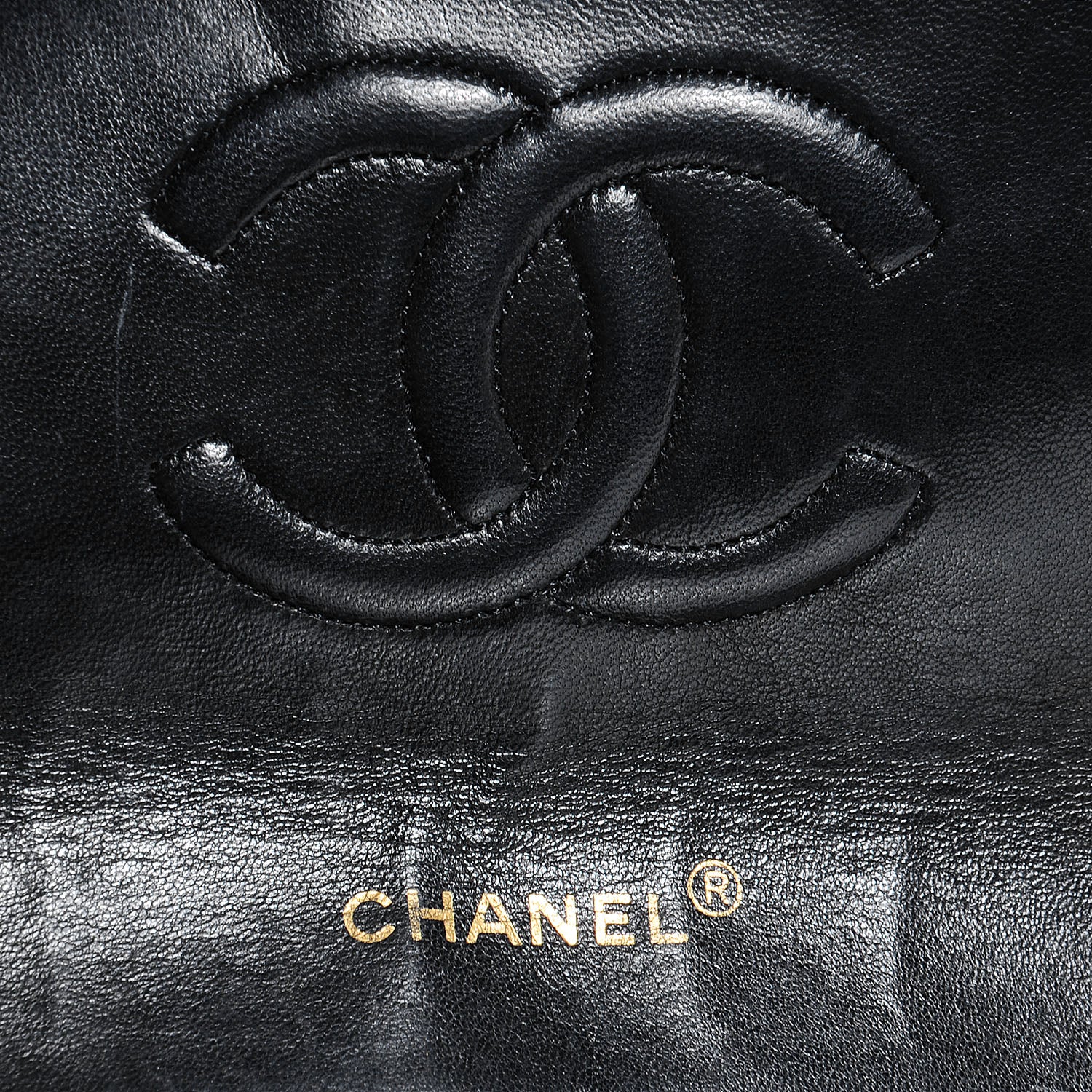 Chanel Lambskin Quilted Bi-Color Small Single Flap Black 6 of 9