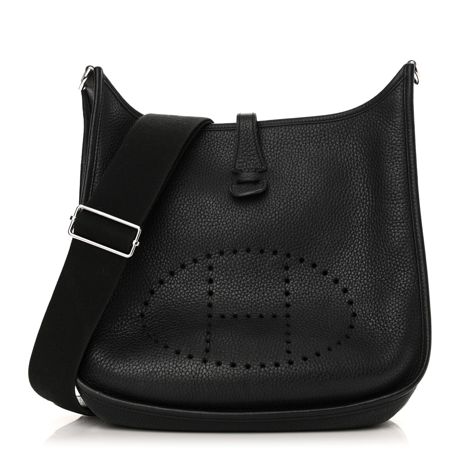 Hermes Taurillon Clemence EVELYNE III PM Black 1 of 13