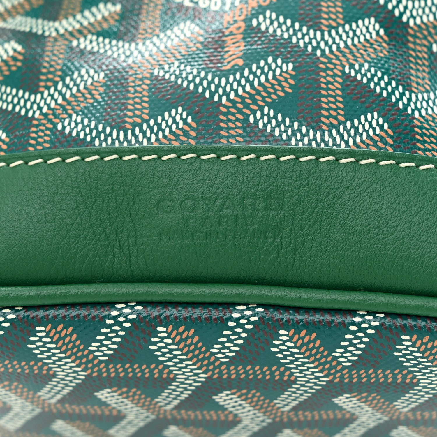 Goyard Goyardine Petit Flot Bucket Bag PM Green 6 of 9