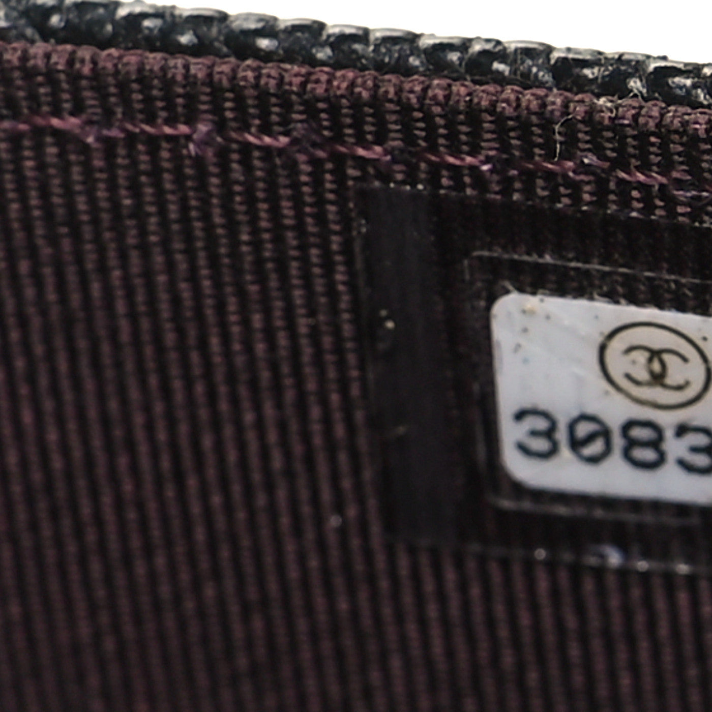Caviar Quilted Flap Card Holder On Chain Black