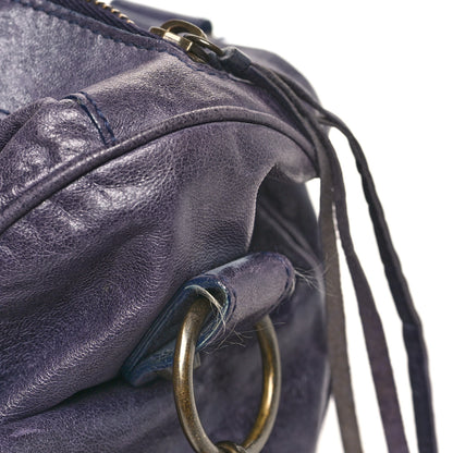 Balenciaga Agneau Classic Hardware Twiggy  Eggplant 12 of 13