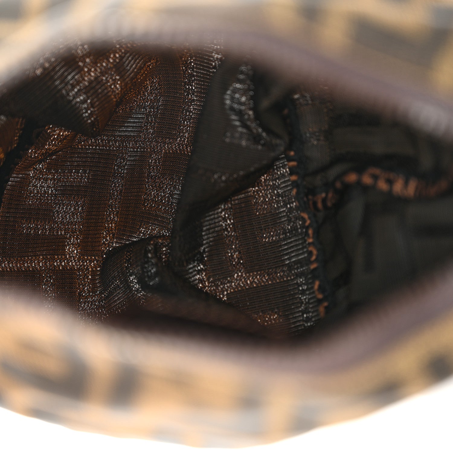 Fendi Zucca Mini Pochette Tobacco 5 of 10