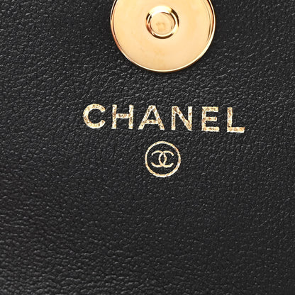 Chanel Patent Quilted Frame Clutch Flap With Chain Black 6 of 11