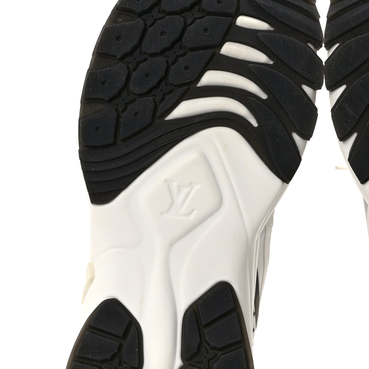 Monogram Calfskin Run 55 Sneakers 38 White