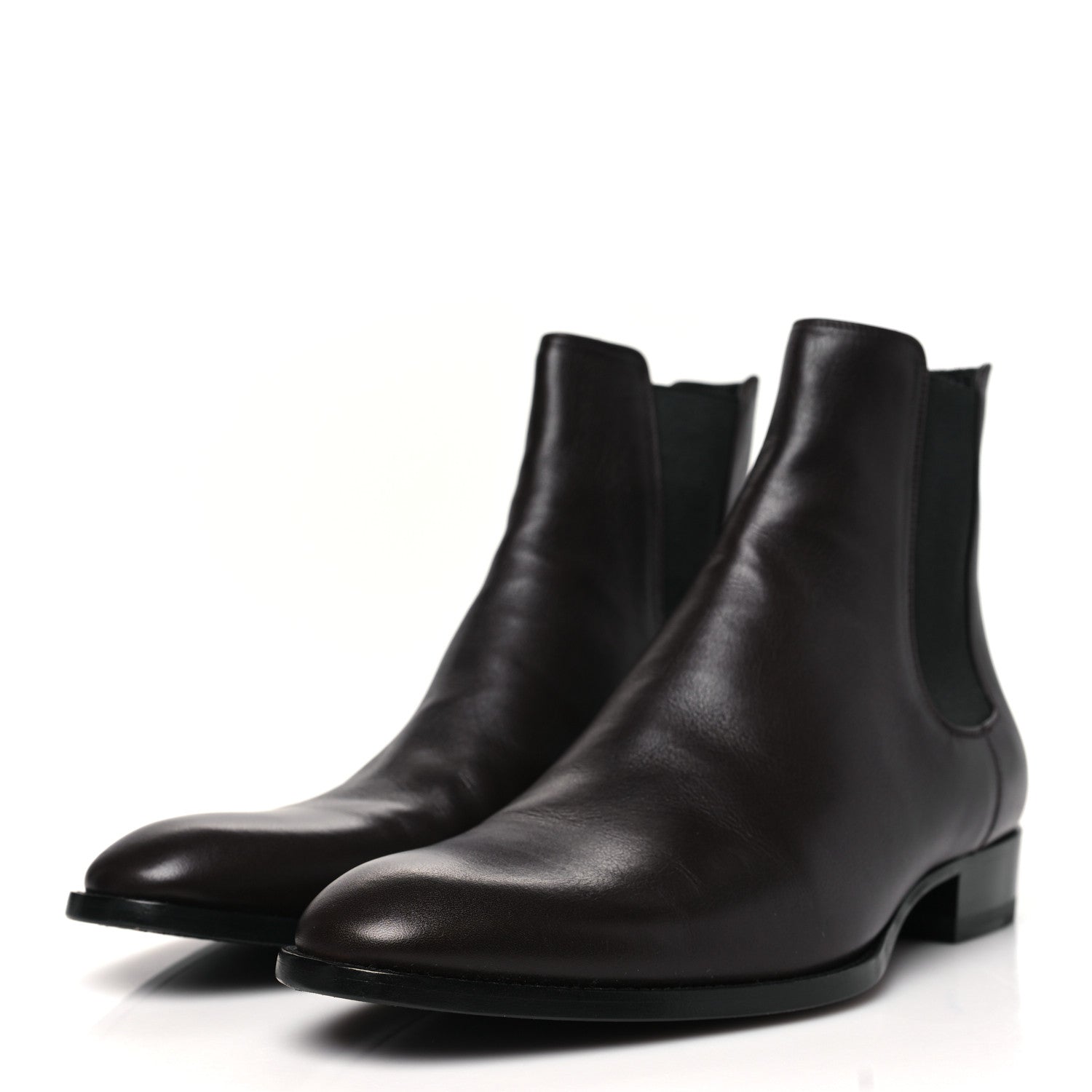 Saint Laurent Calfskin Mens Marrakesh Ankle Boots 43 Ebano 4 of 9