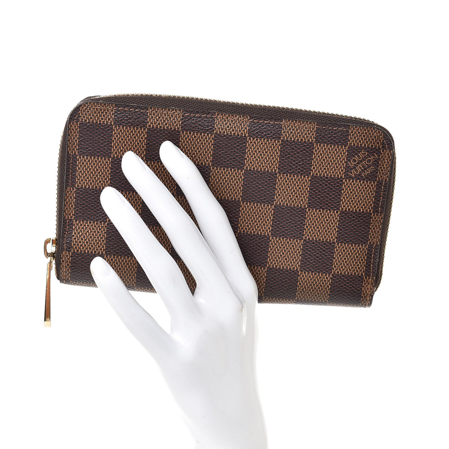 Damier Ebene Zippy Compact Wallet