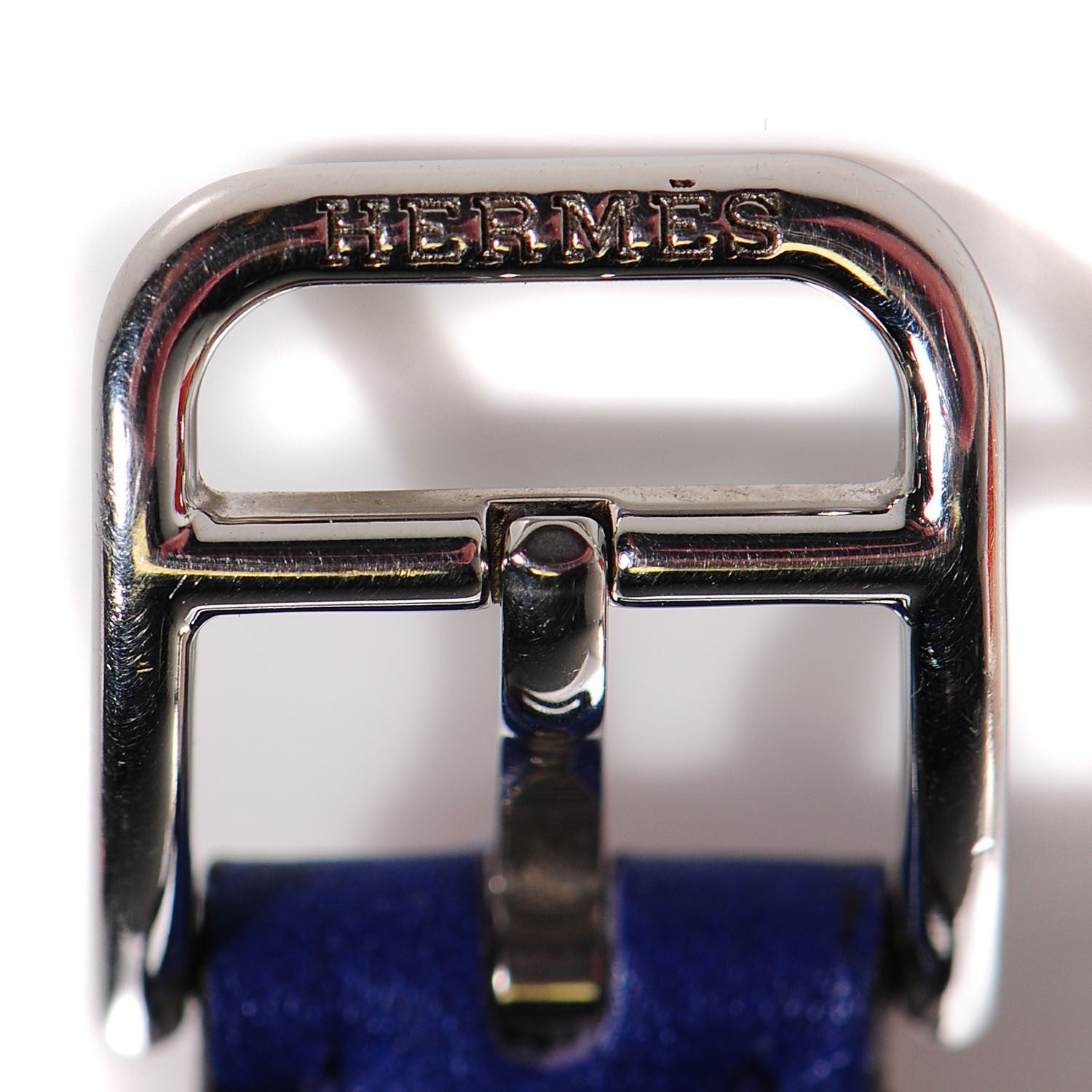 Hermes Swift Calfskin Cape Cod PM Double Tour Watch Bleu Electrique 9 of 14