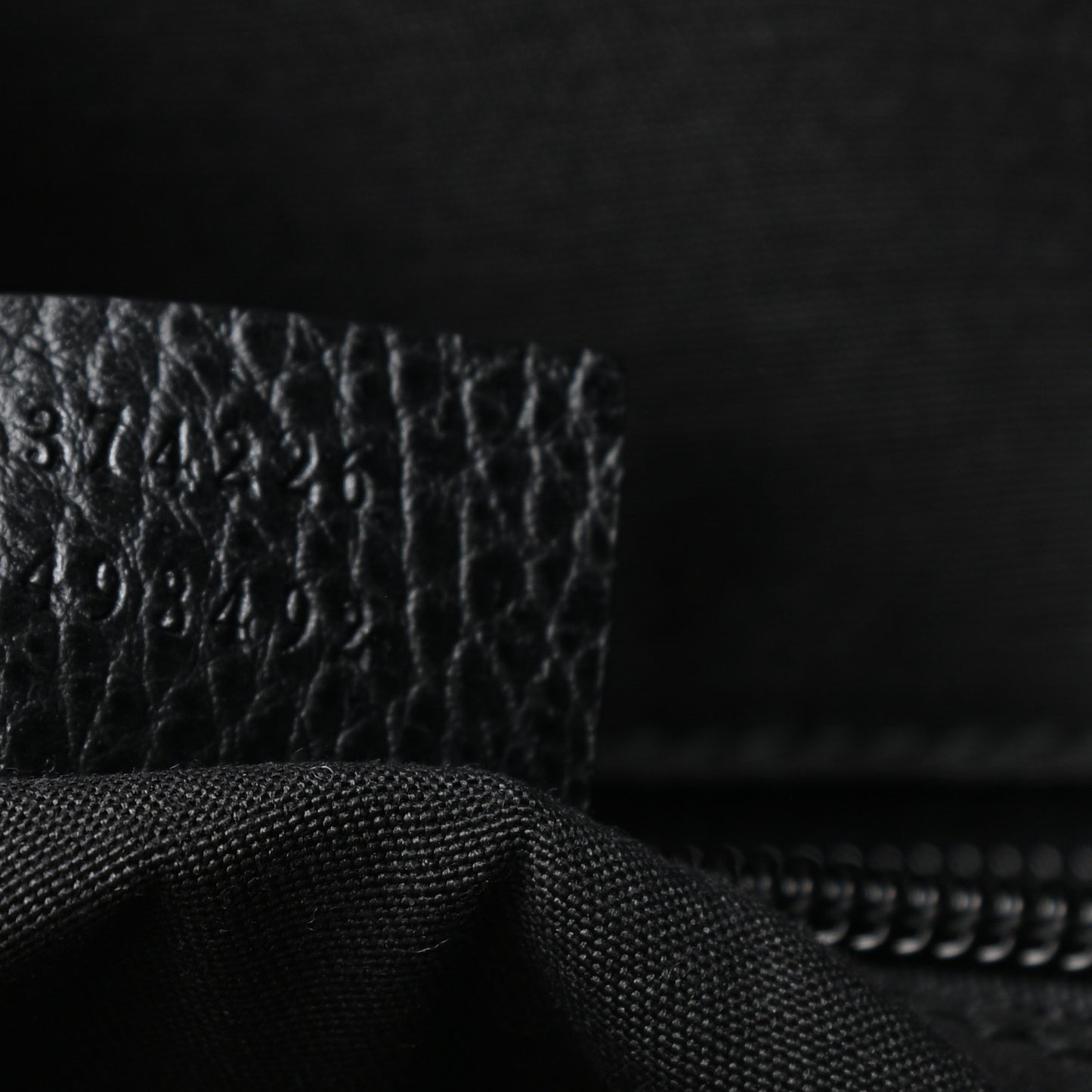 Denim Monogram Large Tote Black