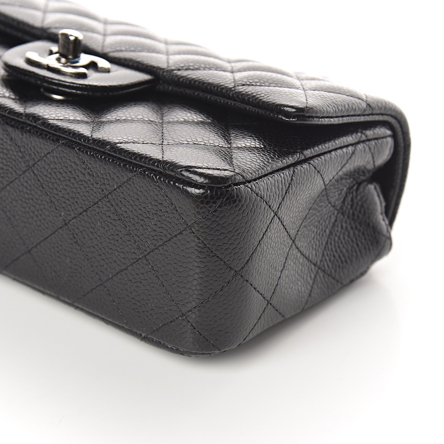 Chanel Caviar Quilted Mini Rectangular Flap Black 8 of 8