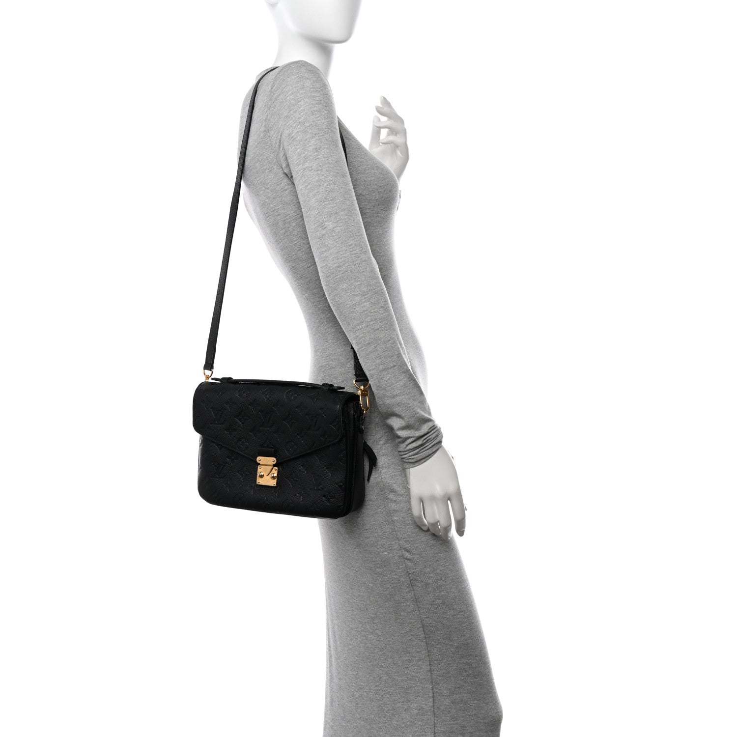 Louis Vuitton Empreinte Pochette Metis Black 2 of 12
