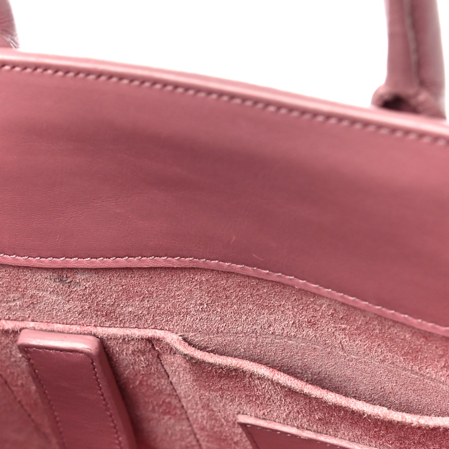 Calfskin Nano Sac De Jour Rose Dark