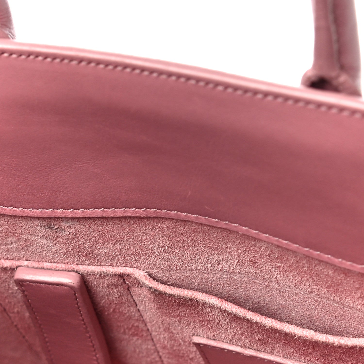 Saint Laurent Calfskin Nano Sac De Jour Rose Dark 28 of 29