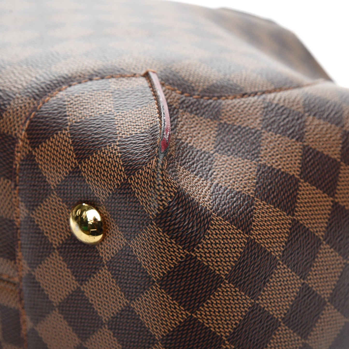 Damier Ebene Caissa Hobo Cherry
