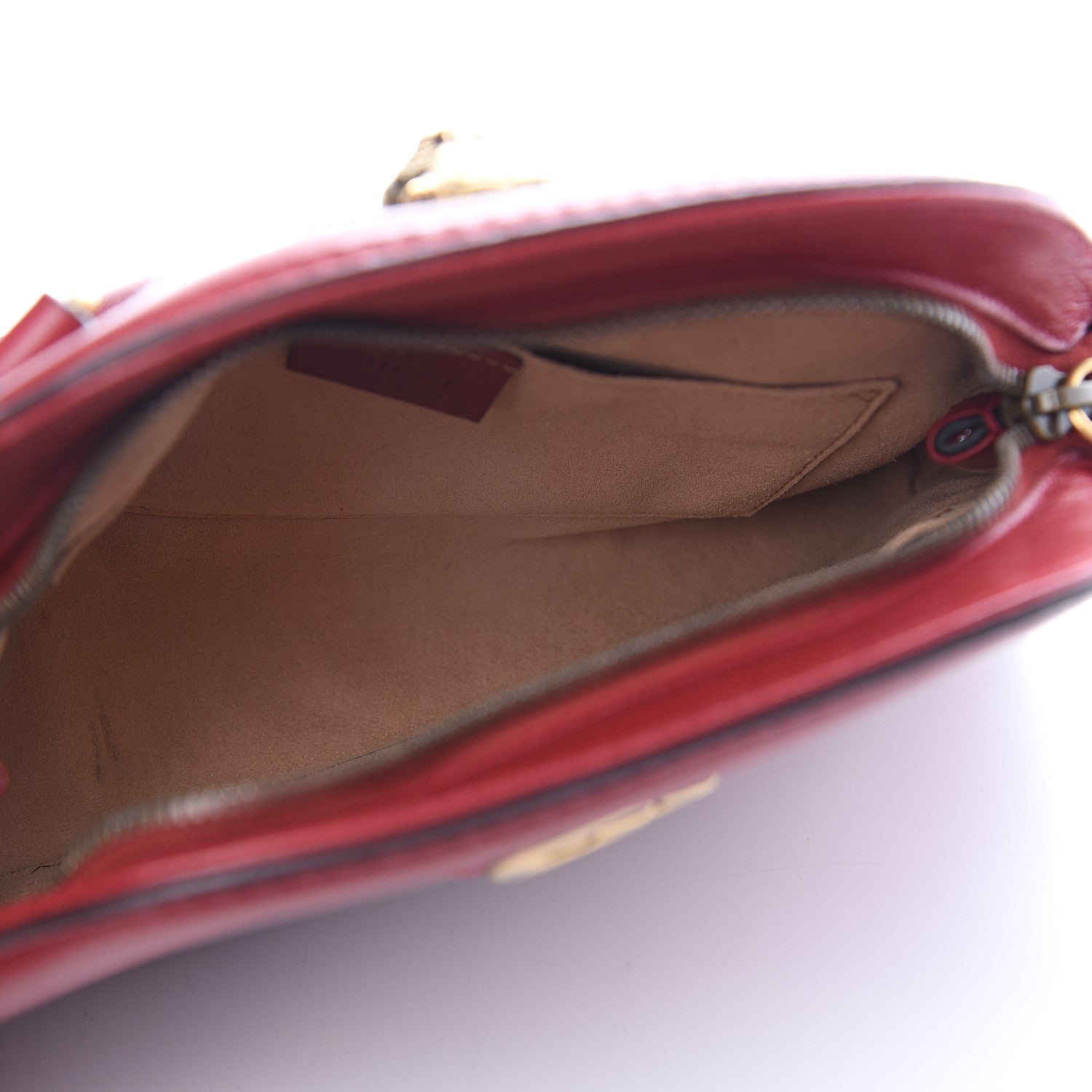 Gucci Piuma Lux Calfskin Small Re(Belle) Crossbody Bag Romantic Cerise 4 of 10